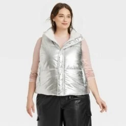 Women's Fur Lined Puffer Vest - A New Day™ -A New Day Shop GUEST 9d46d81a 89bd 4a1c abbf ba888d60c974