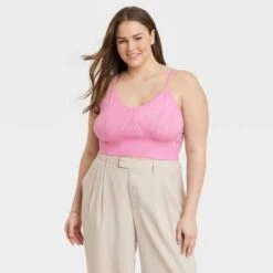 Women's V-Neck Bralette Sweater - A New Day™ -A New Day Shop GUEST 9fedd3a3 11a0 435c a8b0 159d4ffd8c99