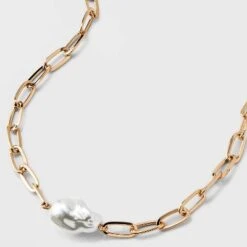 Baroque Pearl Pendant Necklace - A New Day™ Gold 7 Baroque Pearl Pendant Necklace - A New Day™ Gold -A New Day Shop GUEST a2fbe13c 91ce 4de1 906b b58fb6cce69b