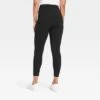 Women's Crossover V-Waistband Leggings - A New Day™ Black