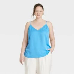 Women's Matte Satin Essential Cami - A New Day™ -A New Day Shop GUEST ab87f98b 533f 4c25 802d 4069953df521