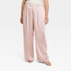 Women's High-Rise Wide Leg Satin Pants - A New Day™ 8 Women's High-Rise Wide Leg Satin Pants - A New Day™ -A New Day Shop GUEST ad3f8c02 97c3 4b00 8dd9 2f40f940f5af