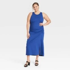 Women's Sleeveless Ponte Racerback Midi Dress - A New Day™ -A New Day Shop GUEST b58069ce 8a4e 40b0 a082 a33fcfb87541