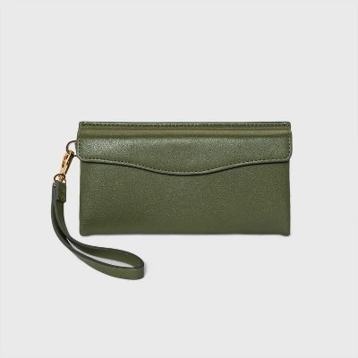 Flap Pouch With Folded Double Interior Wristlet - A New Day™ 3 Flap Pouch With Folded Double Interior Wristlet - A New Day™ - Image 3