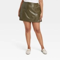 Women's Mini Faux Leather Skirt - A New Day™ -A New Day Shop GUEST bc01a258 cce4 4f92 a734 574bcf342037