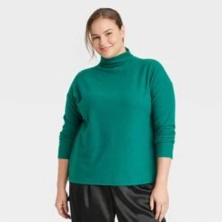 Women's Long Sleeve Mock Turtleneck T-Shirt - A New Day™ -A New Day Shop GUEST bf4d2f05 393d 4922 856e 69d4d71cfba0
