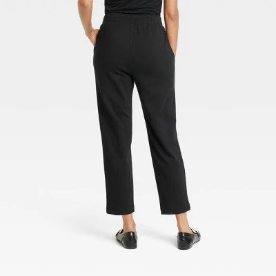 Women's High-Rise Regular Fit Tapered Ankle Knit Pants - A New Day™ 1 Women's High-Rise Regular Fit Tapered Ankle Knit Pants - A New Day™