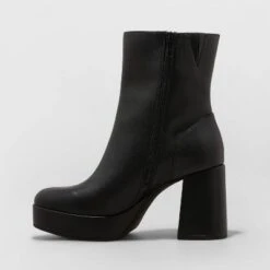 Women's Blythe Platform Boots - A New Day™ Black