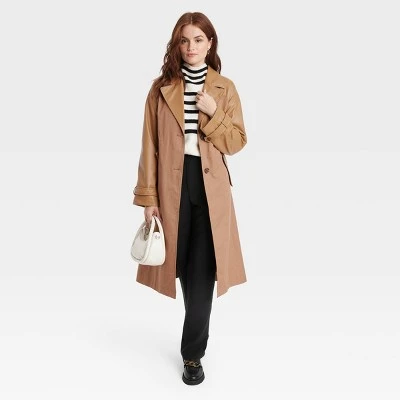 Women's Relaxed Trench Coat - A New Day™ 2 Women's Relaxed Trench Coat - A New Day™ - Image 2