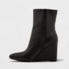 Women's Jocelyn Wedge Stretch Dress Boots - A New Day™