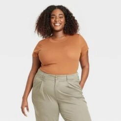 Women's Ribbed T-Shirt Bodysuit - A New Day™ -A New Day Shop GUEST cbe5f7cf 6ff7 4aac a95c 4f039b14d4ca