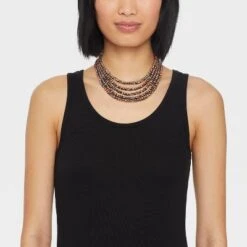 Beaded Multi-Strand Necklace Set 5pc - A New Day™ -A New Day Shop GUEST cc57c6f3 0a38 409a 9475 2c8baa8a7869