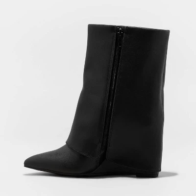 Women's Rue Dress Boots - A New Day™ Black 1 Women's Rue Dress Boots - A New Day™ Black