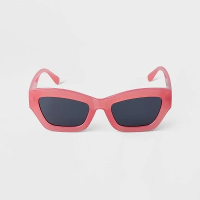 Women's Plastic Angular Cateye Sunglasses - A New Day™ 3 Women's Plastic Angular Cateye Sunglasses - A New Day™ - Image 3