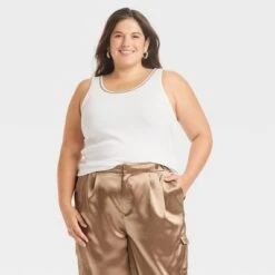 Women's Jeweled Neckline Tank Top - A New Day™ -A New Day Shop GUEST d208d2a6 d50b 4919 9b69 bf67650a60ad