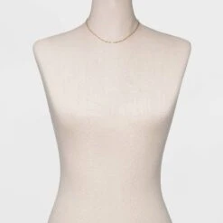 14K Gold Plated 16" Paperlink Chain Necklace - A New Day™