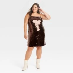 Women's Sleeveless Paillette Mini Party Shift Dress - A New Day™ -A New Day Shop GUEST d4ca5061 b76e 468b 9f80 9d660814ebd6