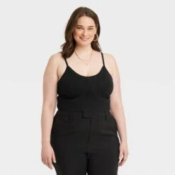 Women's V-Neck Bralette Sweater - A New Day™ -A New Day Shop GUEST d77ba938 d268 4836 bc79 66c231df3d4b