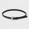 Women's Gemstone Skinny Belt - A New Day™ Black