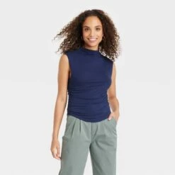 Women's Short Sleeve Side Ruched T-Shirt - A New Day™ 13 Women's Short Sleeve Side Ruched T-Shirt - A New Day™ -A New Day Shop GUEST dad93373 6c18 4c56 bd8d fe236e35d274