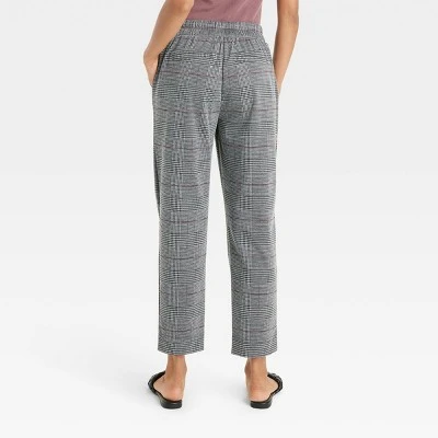 Women's High-Rise Slim Straight Fit Ankle Pull-On Pants - A New Day™ Heathered Gray XS 1 Women's High-Rise Slim Straight Fit Ankle Pull-On Pants - A New Day™ Heathered Gray XS