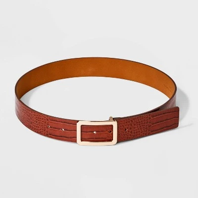 Women's Square Buckle Belt - A New Day™ 1 Women's Square Buckle Belt - A New Day™