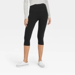Women's High-Waist Cotton Blend Seamless Capri Leggings - A New Day™ 6 Women's High-Waist Cotton Blend Seamless Capri Leggings - A New Day™ -A New Day Shop GUEST e8f66b6a 177a 43cc 834c af817ccf7c37