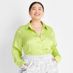 Women's Long Sleeve Button-Front Shirt - A New Day™ -A New Day Shop GUEST e9f15170 5b71 4d07 85d4 ba5a5dcd18c6