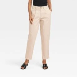 Women's Pleat Front Tapered Chino Pants - A New Day™ -A New Day Shop GUEST edeaa020 2d66 44cc 8c00 d895240f7c1b