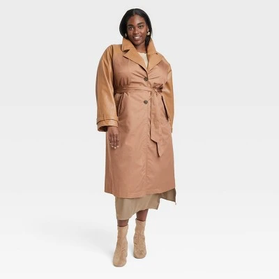 Women's Relaxed Trench Coat - A New Day™ 3 Women's Relaxed Trench Coat - A New Day™ - Image 3