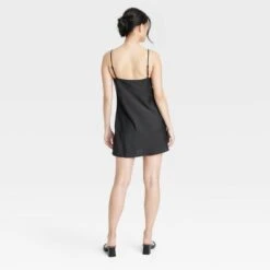 Women's V-Neck Mini Slip Dress - A New Day™