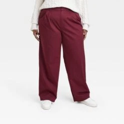 Women's High-Rise Pleat Front Straight Chino Pants - A New Day™ -A New Day Shop GUEST f19ed498 a466 4635 b772 e52cc34faa9b