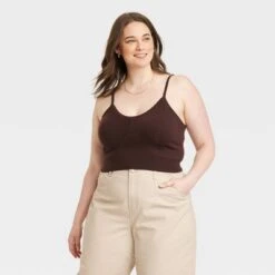 Women's V-Neck Bralette Sweater - A New Day™ -A New Day Shop GUEST f4ad92bc 8289 468d 9861 a7d595740fa5