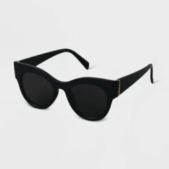 Women's Cateye Sunglasses - A New Day™ Black