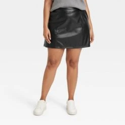Women's Mini Faux Leather Skirt - A New Day™ -A New Day Shop GUEST feedc6fe 1f9b 438b bd71 3921911a5d54